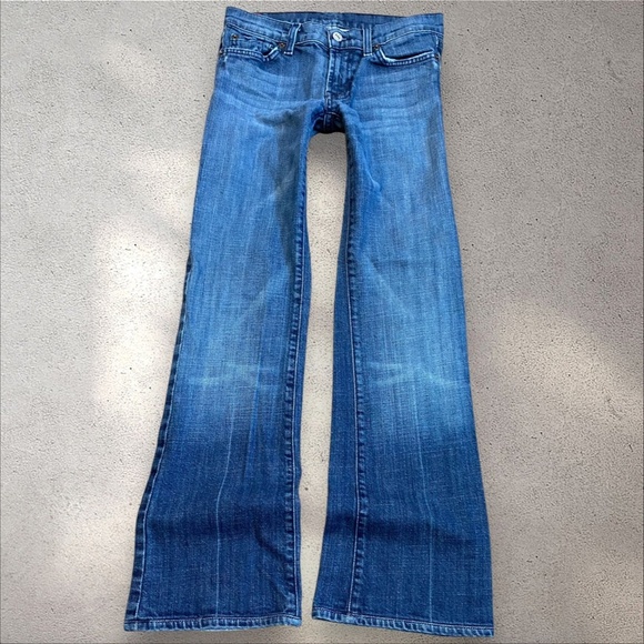 !! SOLD DO NOT BUY !! 7 For All Mankind Low Rise Bootcut Jeans - Picture 2 of 5